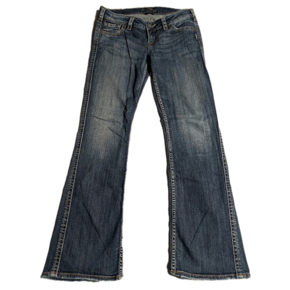 Silver Jeans Frances‎ Bootcut Womens 18/29 Mid Rise Stretch Denim Jeans